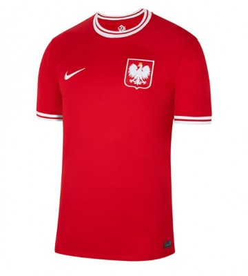 Maillot de foot Pologne Extérieur Monde 2022 Manches Courte